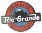 DENVER & RIO GRANDE WESTERN RAILROAD LOGO METAL HAT PIN