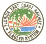 FLORIDA EAST COAST RAILWAY LOGO METAL HAT PIN