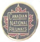CANADIAN NATIONAL RAILWAY LOGO METAL HAT PIN