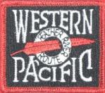 WESTERN PACIFIC RAILROAD PATCH