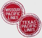 MISSOURI PACIFIC LINES - TEXAS & PACIFIC LINES PATCH (COMBINED)