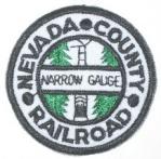NEVADA COUNTY NARROW GAUGE RAILROAD PATCH