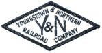 YOUNGSTOWN & NORTHERN RAILROAD PATCH