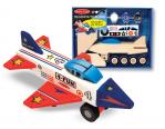 DECORATE-YOUR-OWN WOODEN JET PLANE